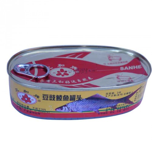 广东特产三和牌豆豉鲮鱼罐头207g即食海鲜鱼罐头下饭菜