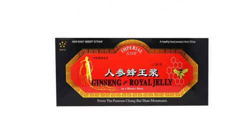 Женьшень та маточне молочко, Ginseng and Royal Jelly, Imperial Elixir, 10 фл х 10 мл