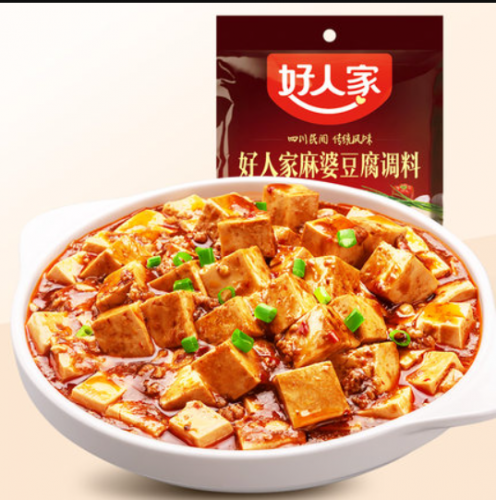 好人家麻婆豆腐调料80g麻辣豆腐炒菜料酱料四川特产调味料包