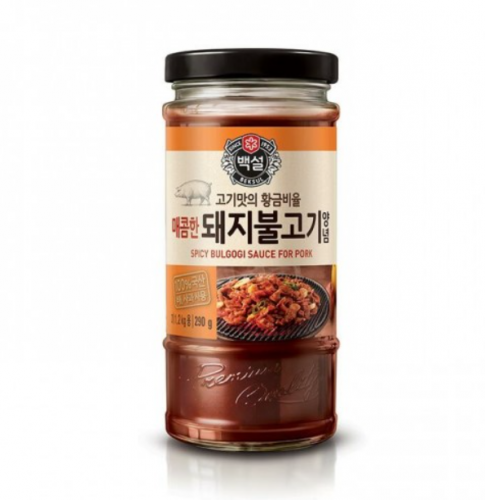 韩国进口清净园烤猪肉酱猪排酱290G烤肉酱腌料蘸料