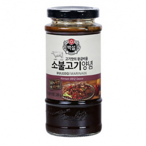 韩国进口清净园烤牛肉酱牛排酱290G烤肉酱腌料蘸料
