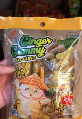 Імбирні цукерки Ginger Gummy Keo Gung 100 g