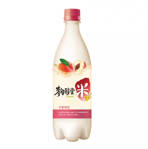 麴醇堂韩国原瓶进口果味玛克丽米酒3%vol 桃子味750ml