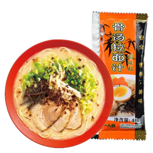 Японський суп рамен. Основа для супу Ramen Soup（Рамен соус тонкоцу）40g Концентрований 1:9