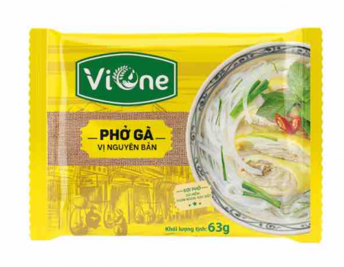 越南进口vione鸡肉味河粉速食米线pho ga 冲泡方便面即食米粉早餐63g