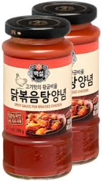 韩国希杰白雪传统腌肉酱料烤鸡肉腌料韩式烤鸡肉腌料290g