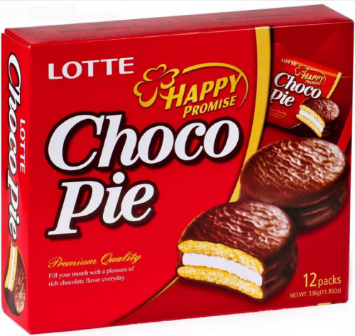 Тістечко шоколадне Choco Pie класичне LOTTE 336g