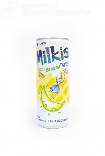 Молочний газований напій Мілкіс зі смаком банану 250 мл