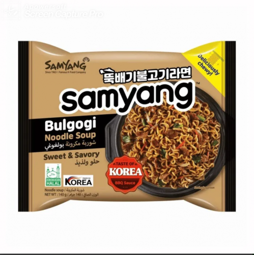 Суп рамен Бульгоги Samyang 140g
