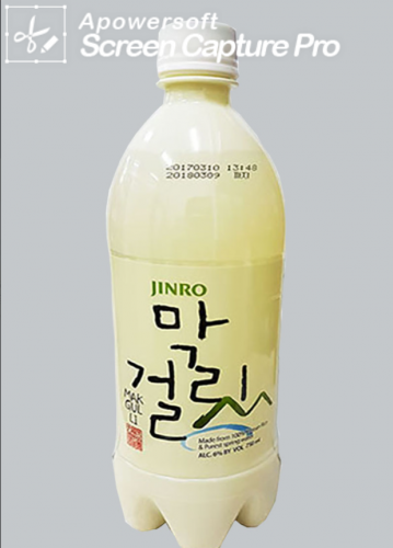 Jinro Mak Gul Li（韩国真露马格利米酒）6% 750ml