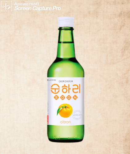 Соджу Корейська горілка грейпфрут 350 мл 12%