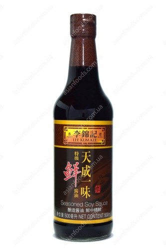 李锦记零添加防腐剂酱油天成一味特级500ml酿造生抽酱油调味