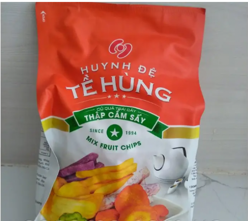 天然干果 Te Hung 炸薯条 Te Hung 500 克（越南）