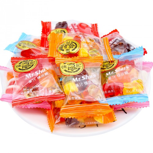 Гуммі цукерки з фруктовим соком Hsu Fu Chi 100 г. Дитячі закуски QQ Sugar Gummy Candy