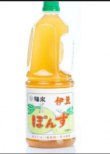 日式柠檬醋1.8L寿司醋日料柠檬调味汁海鲜凉拌醋寿喜锅蘸酱醋