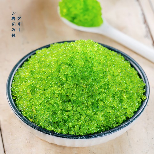 绿色鱼籽小粒 寿司料理绿蟹籽 飞鱼籽即食日式蟹子鱼籽酱 50g