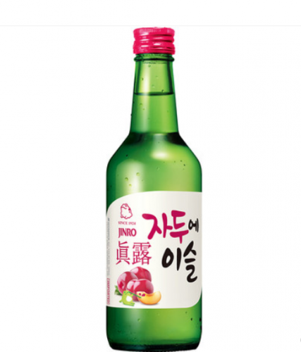 Соджу Корейская водка слива , 360 мл 13%