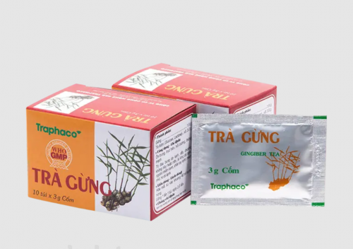 Вьетнамский имбирный чай Тра Гунг (Ginger tea Tra Gung) пакетированный 30г (10шт.х3г)