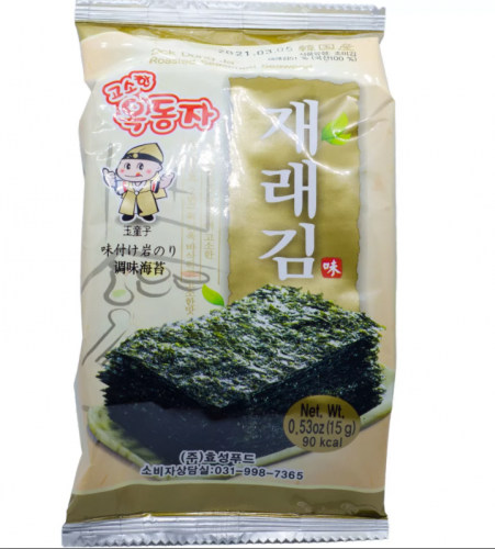 韩国 即食调味海苔 15g