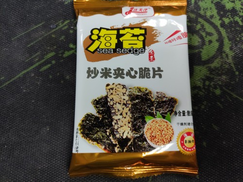 海苔 炒米夹心脆片 3.6g