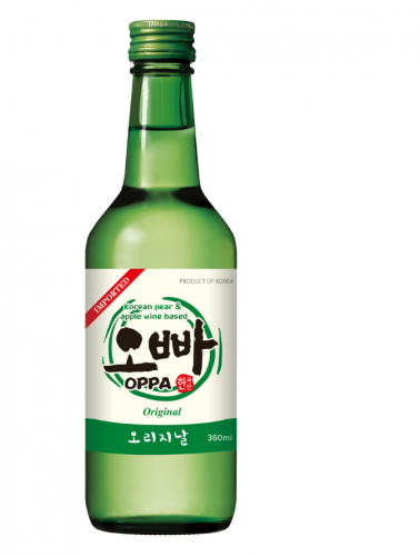 韩国进口吾欧巴烧酒原味360ml清酒利口预调鸡尾酒 17.5%