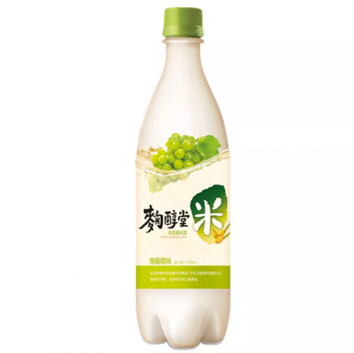 麴醇堂韩国原瓶进口果味玛克丽米酒3%vol 青葡萄味750ml