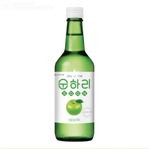 Соджу Корейская водка яблоко 360 мл 12%