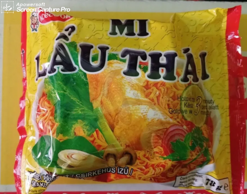 Вермишель быстрого приготовления Mi Lau Thai Курица. Вьетнам 78g