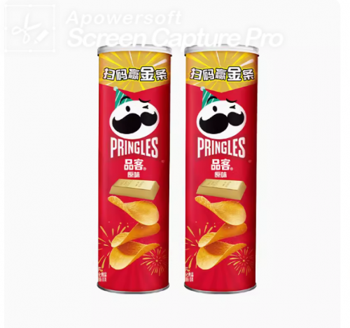 Pringles/品客薯片小吃零食110g休闲膨化办公零食食品办公室