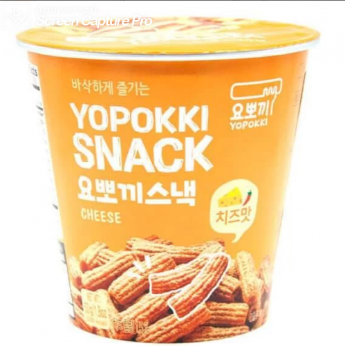 韩国网路人气推荐 - 韩国年糕零食 芝士风味 50g Yopokki 韩国