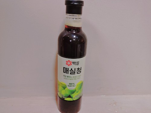 韩国进口青梅汁1.025kg 浓缩果汁碱性糖浆韩式冷面汤料