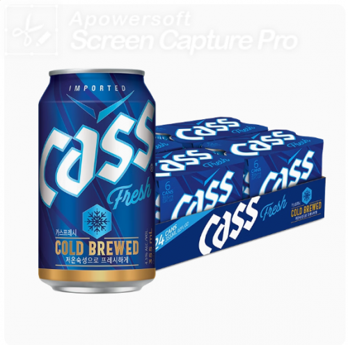 Корея пиво CASS 355ml