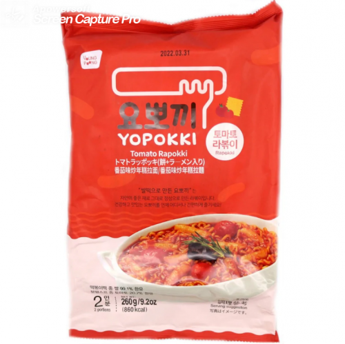 Рапоккі зі смаком томату Yopokki 260g