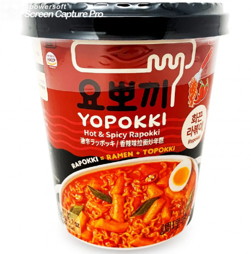 Рапокки острые Yopokki в стакане 145g