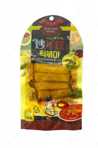 辣味鸡肉风味炒年糕（炸年糕丸子）