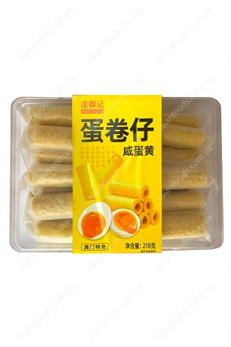 咸蛋黄蛋卷