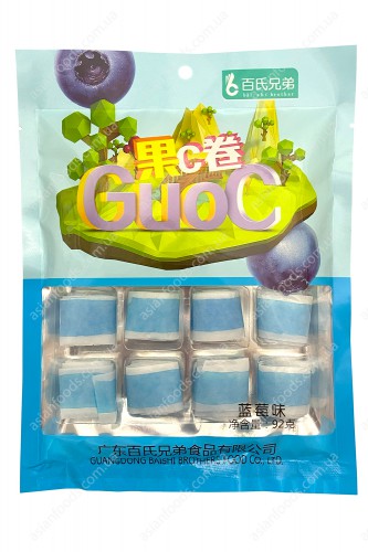 GuoC蓝莓味水果卷糖