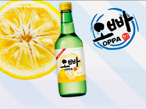 真露韩国进口柚子味烧酒12度360ml果酒女生低度微醺非清酒 果味烧酒 低度微醺