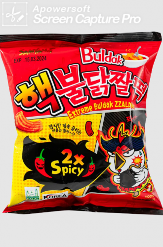 韩国三养炒年糕零食 2x 双倍辣 80g
